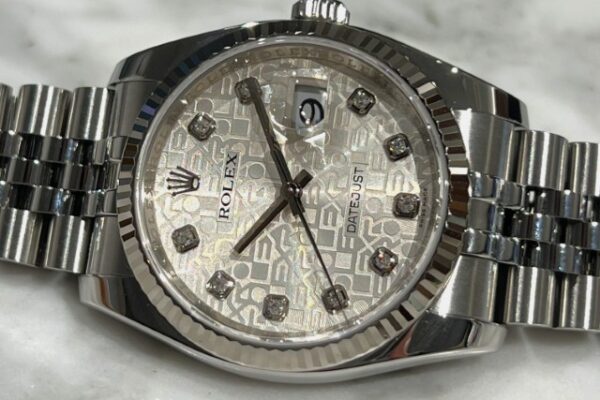 目を惹く独特な文字盤 DATEJUST Ref.116234G 大阪 心斎橋