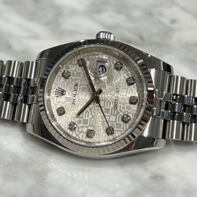 目を惹く独特な文字盤　DATEJUST　Ref.116234G　大阪　心斎橋