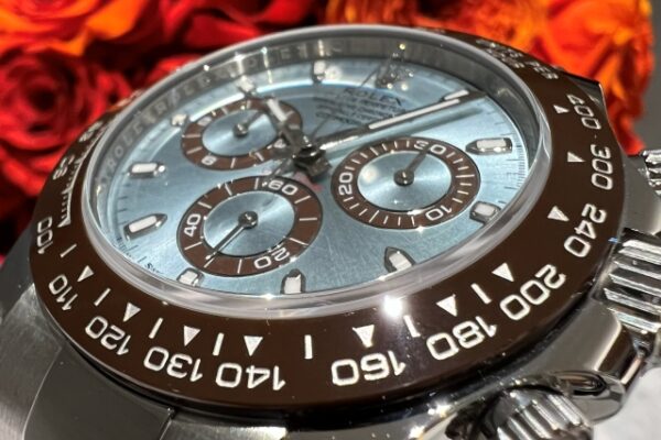 落ち着きと高級感を併せ持つデイトナ　REF.116506　アイスブルー　大阪心斎橋